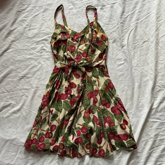Sold! - Fruit Pattern Tie-Back Sundress - Picture 2 of 3